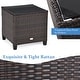 preview thumbnail 36 of 81, Costway 3PCS Patio Rattan Furniture Set Cushioned Conversation Set - See Details