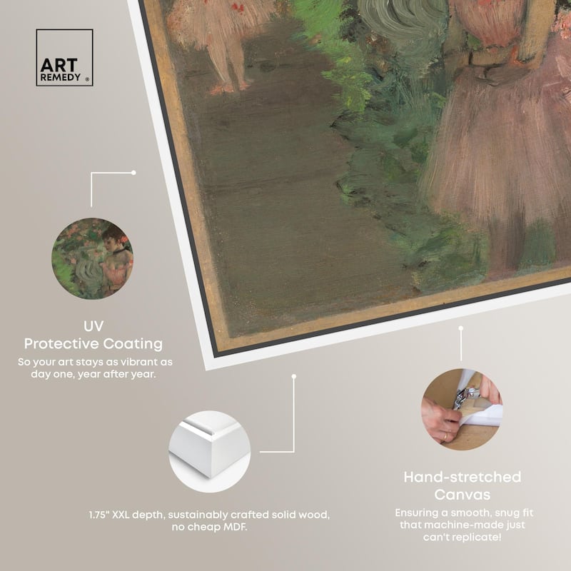 Dancers Backstage Canvas by Art Remedy