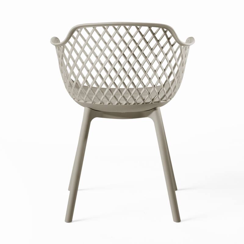 Christopher Knight Home Poppy Outdoor Modern Dining Chair (Set of 2)