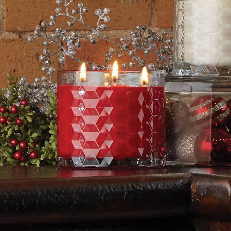 Root Hollyberry Scented 3-Wick Signature Honeycomb Jar