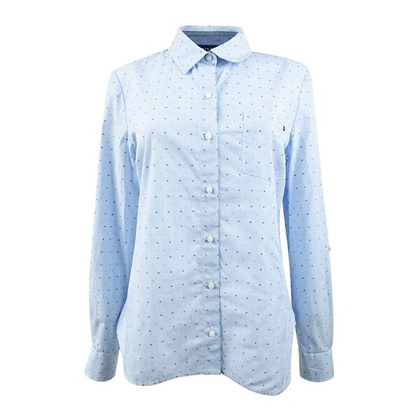 tommy hilfiger button down womens