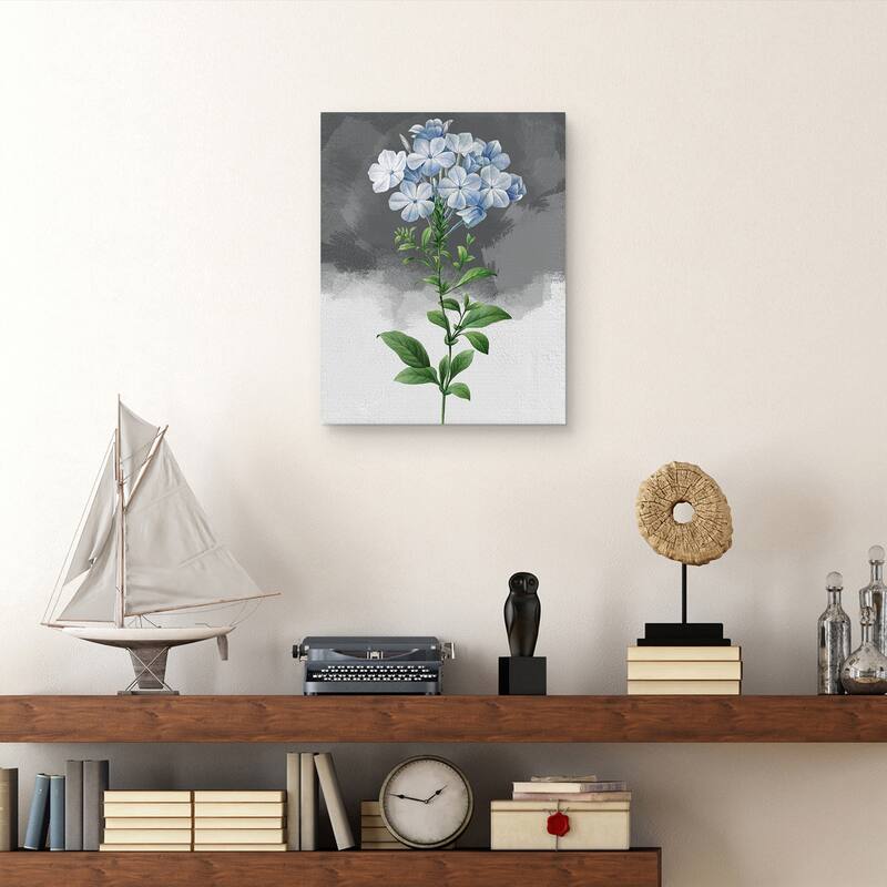 Plumbago Grey by Design Lab Canvas Art Print