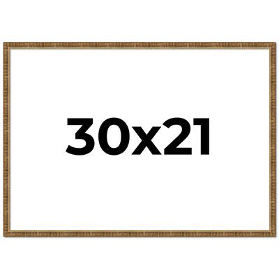 30x21 Frame Gold Picture Frame - Complete Modern Photo Frame Includes