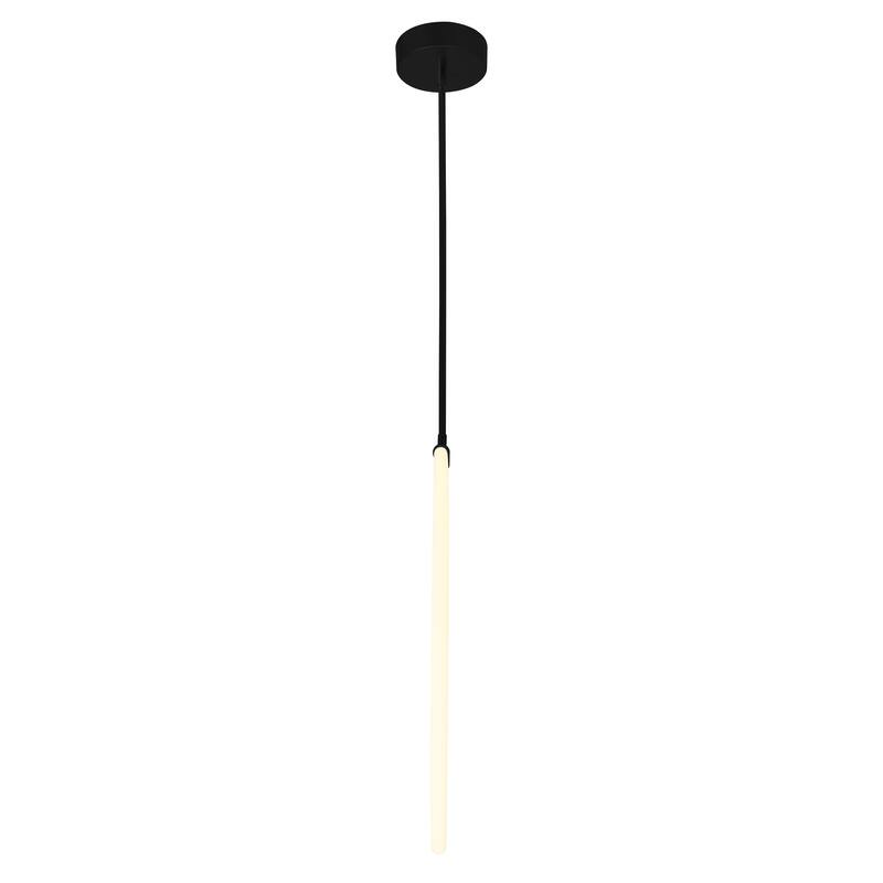 Hoops 1 Light LED Chandelier With Black Finish