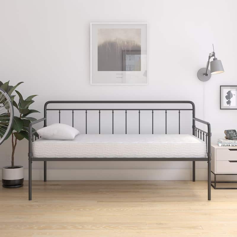 DHP Sleep 6 Inch Thermobonded High Density Polyester Fill Twin Mattress