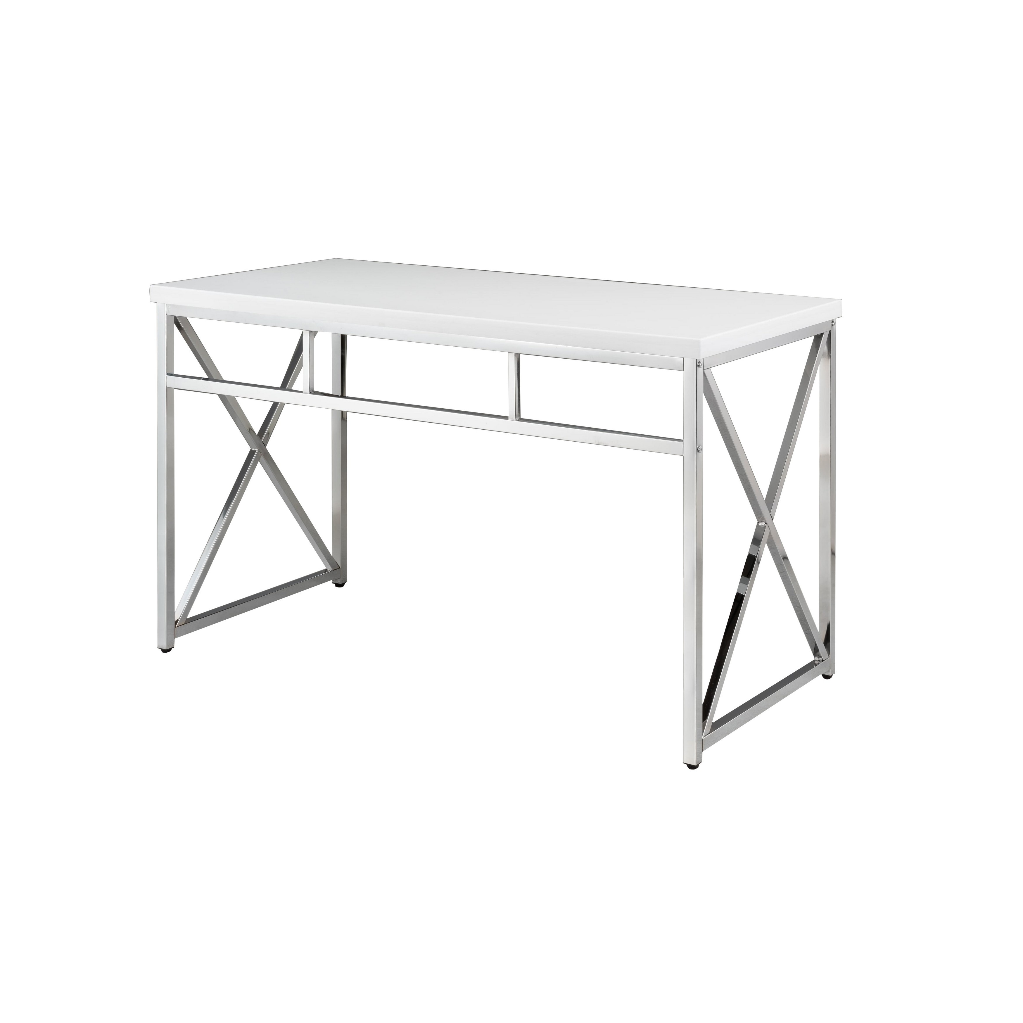 Metal desk white discount