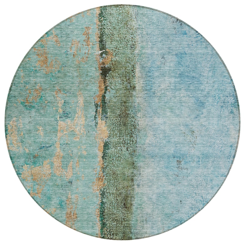 Machine Washable Indoor/ Outdoor Chantille Modern Contemporary Rug