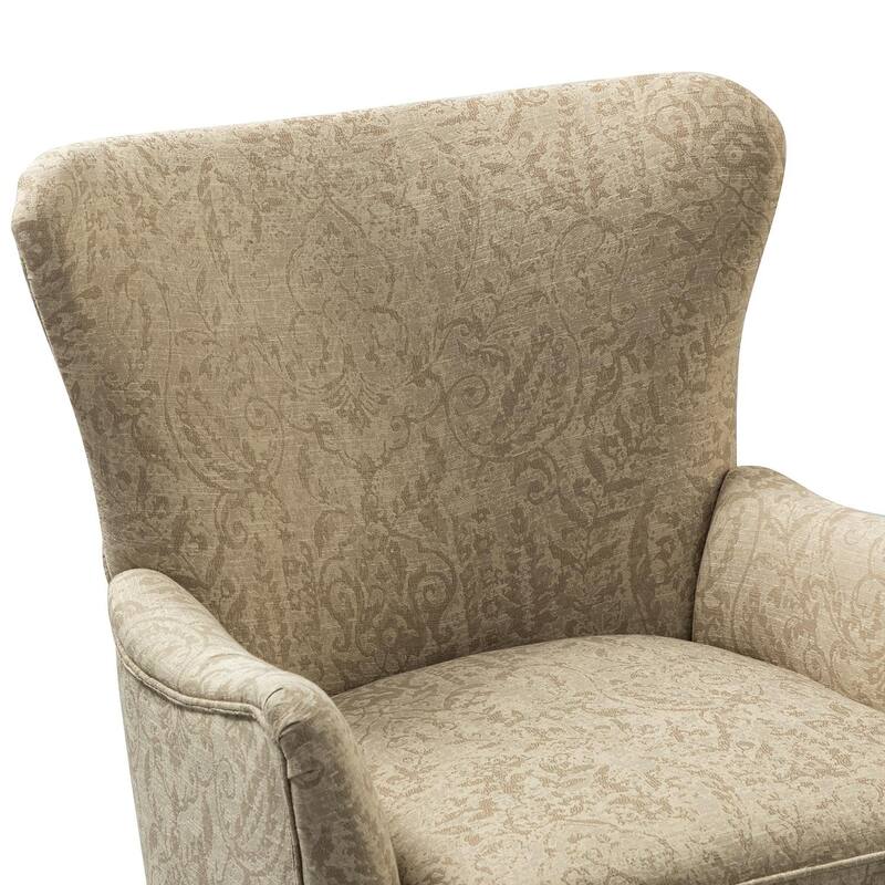 Nikolaus Armchair with Floral Fabric Pattern Set of 2 by HULALA HOME