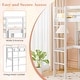 preview thumbnail 9 of 8, Costway Twin Size Loft Bed with Desk & Shelves Safety Guardrails &
