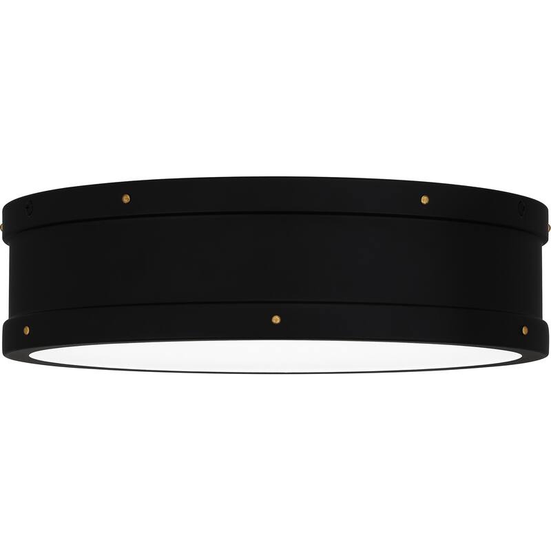 Ahoy Integrated LED Matte Black Flush Mount Light