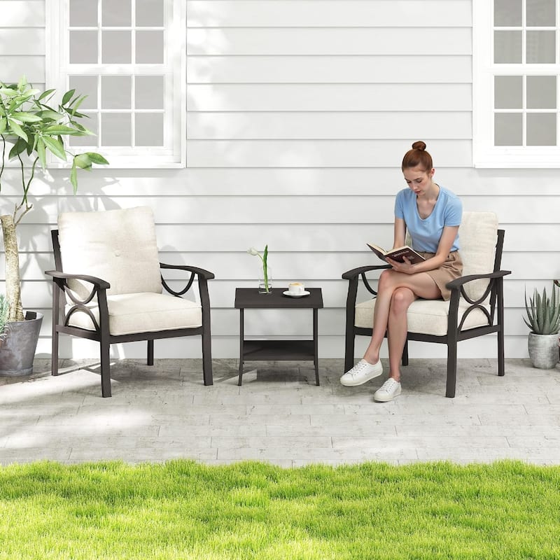 All-Weather Outdoor 2 Seats Sofa Couch