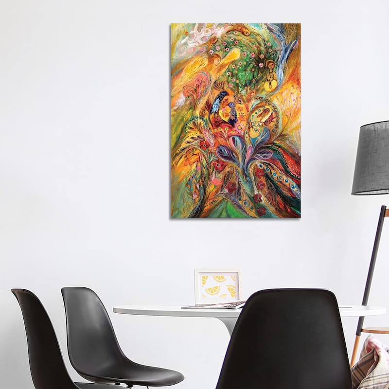 iCanvas "Zodiac Project Capricorn Aquarius Pisces" by Elena Kotliarker Canvas Print - 40x26x1.5