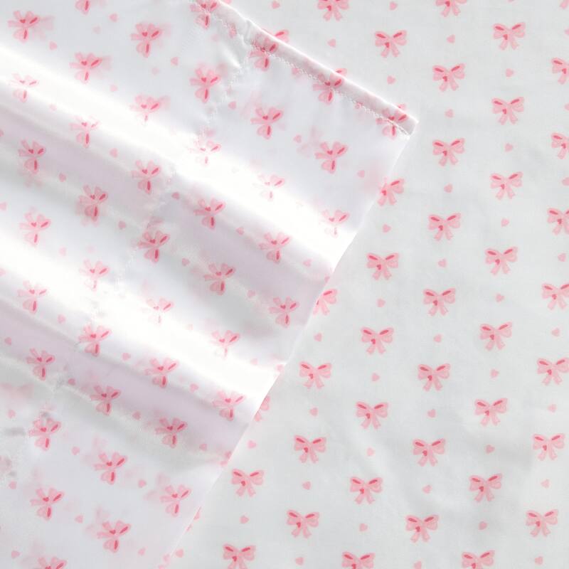 Laura Ashley Printed Satin Sheet Set