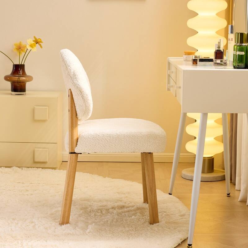 Cloud Puff Soft Accent Chair – Cozy Vanity & Lounge Chair