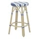 preview thumbnail 17 of 48, Elena Bohemian Round Wicker Patio Stools (Set of 2) by Furniture of America
