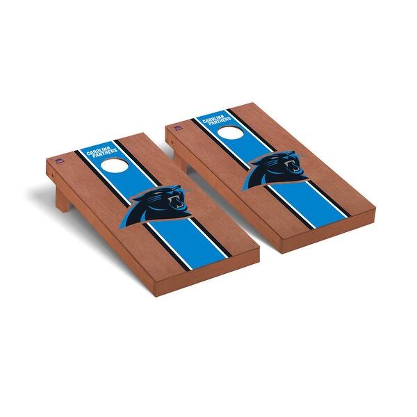 slide 2 of 5, Carolina Panthers 2x4 Pro Cornhole Boards - V2 Include Carrying Case