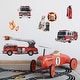 preview thumbnail 4 of 3, RoomMates Red Fire Brigade Wall Decals