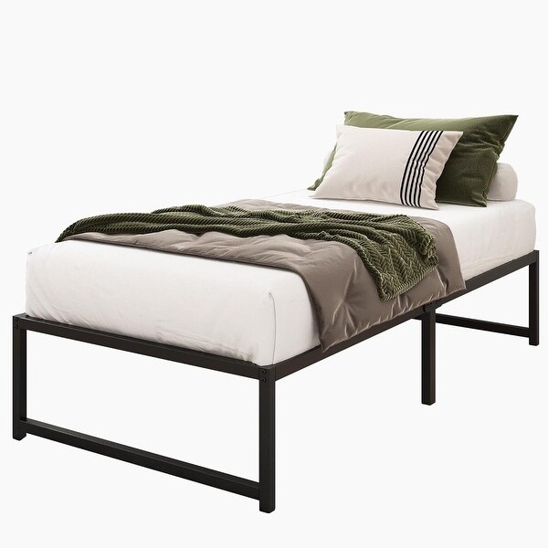 ベッドフレーム bed frame with mattress edx-Queen-Size-Platform-Bed-