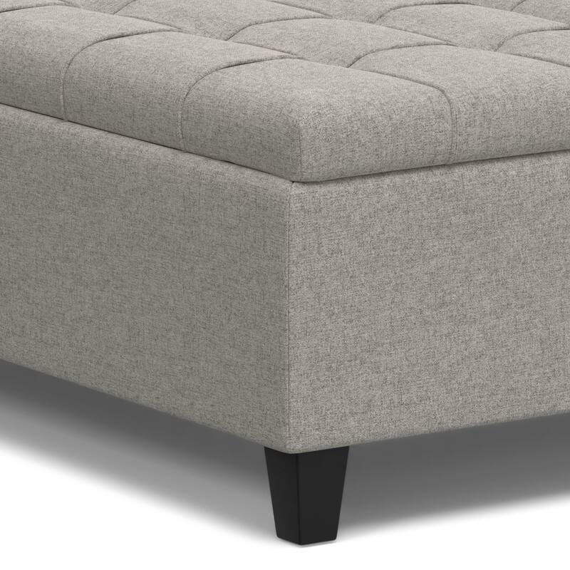 WYNDENHALL Elliot 40 inch Wide Transitional Square Table Ottoman