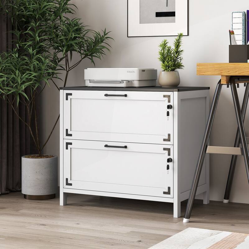 Charming Farmhouse File Cabinet for Home Office Organization