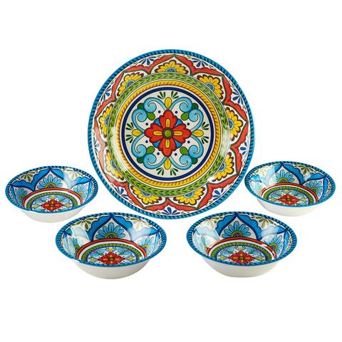 Certified International Seville 5-Piece Salad/Serving Set