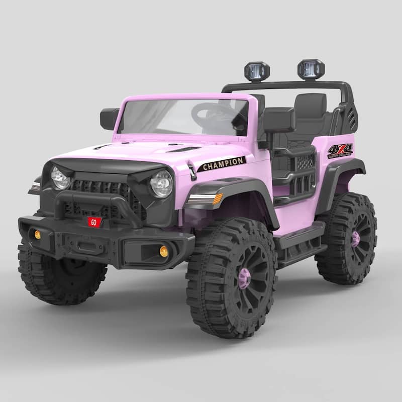 2 Seater Ride On Jeep Car Toy Vehicle for Kids Best Gifts - Pink