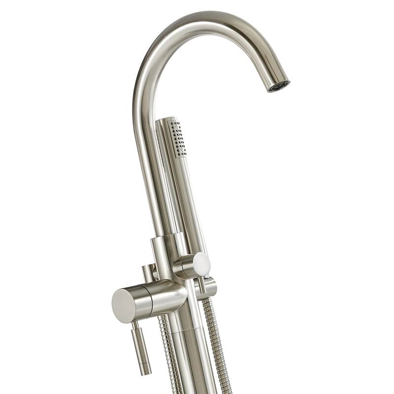 Ove Decors Floor Mounted Tub Filler � Includes Hand Shower