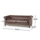 preview thumbnail 7 of 55, Castalia Nailhead Trim Chesterfield Sofa by Christopher Knight Home - 78.75" L x 33.50" W x 28.00" H