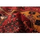 preview thumbnail 7 of 7, ECARPETGALLERY Hand-knotted Andelz Red Wool Rug - 3'6 x 12'10