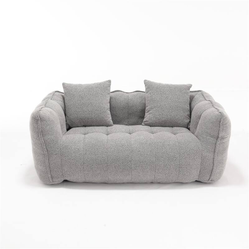 Modern Chenille Recliner Sofa with High Resilience Foam