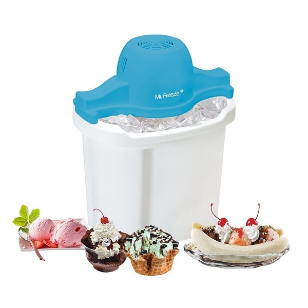 Maxi Matic EIM 404 Elite Mr. Freeze 4 Quart Electric Ice Cream Maker White