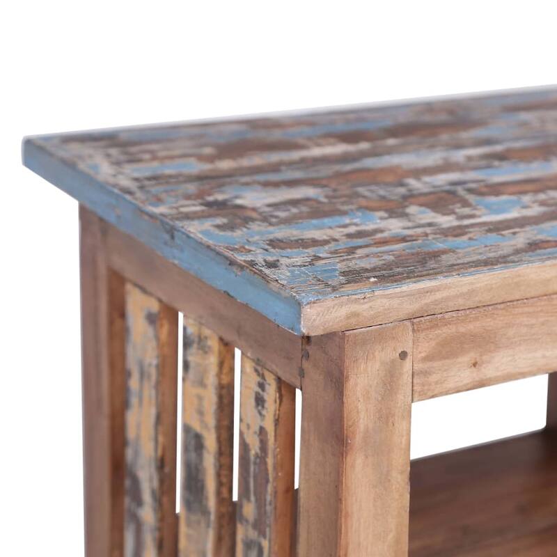 vidaXL Bedside Cabinet Solid Wood Mahogany