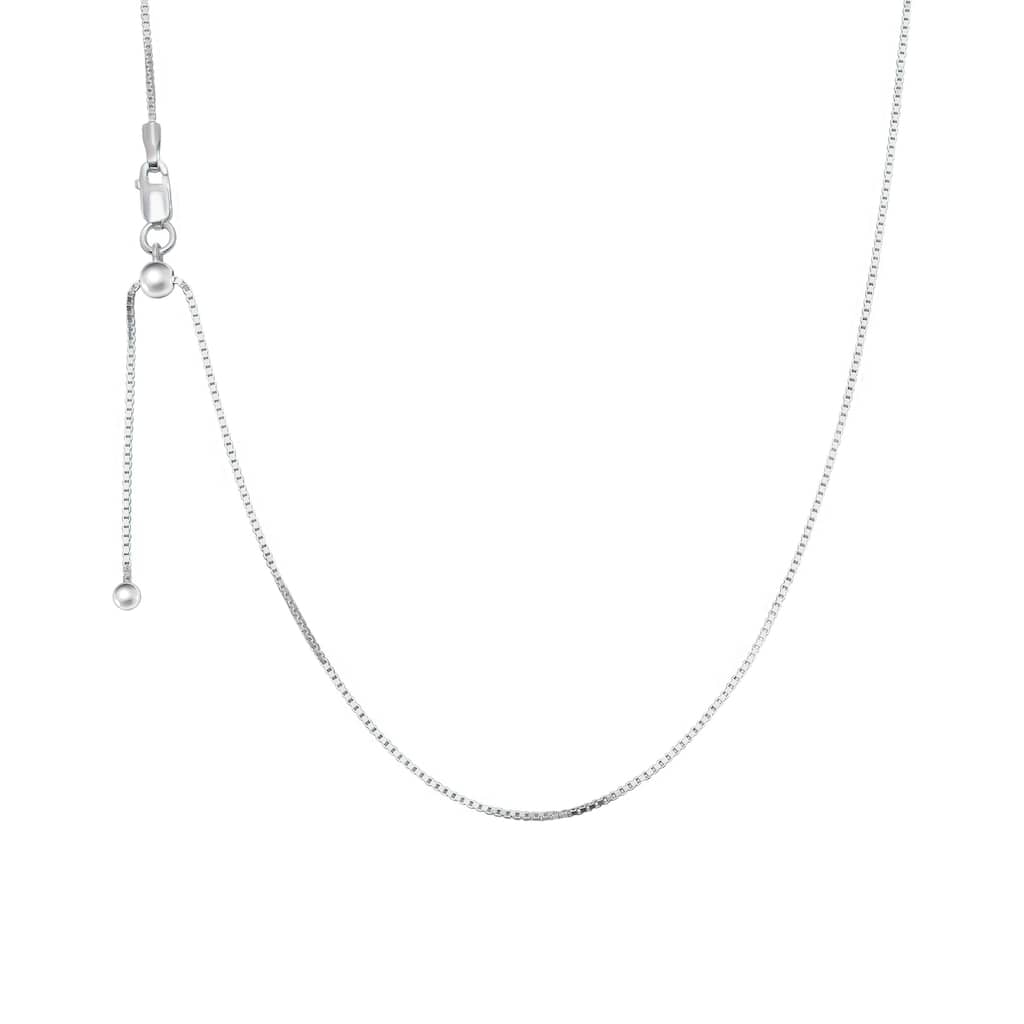 Victoria Townsend .925 Sterling Silver Adjustable Box Chain Necklace