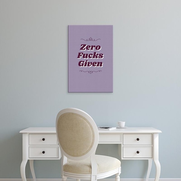 Easy Art Prints 'Zero III' Premium Canvas Art