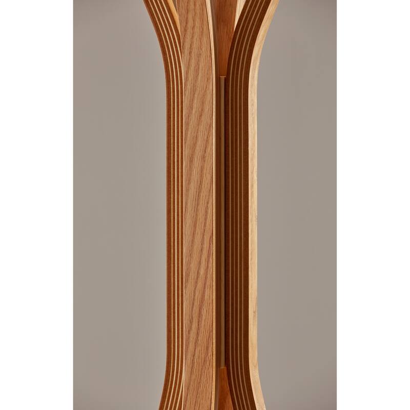 Adesso Toby Wood 68-inch Coat Rack