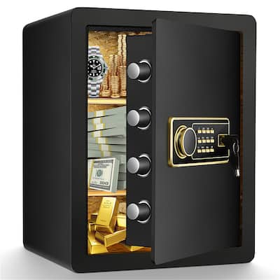 1.99 Cubic Feet Security for Money Safe, Digital Safe Box with Keys and keyboard lock