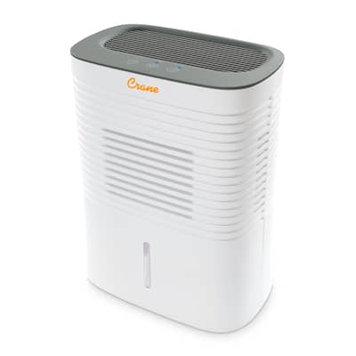 Crane 4 Pint Dehumidifier for Small to Medium Rooms up to 300 sq. ft. - 4 Pints