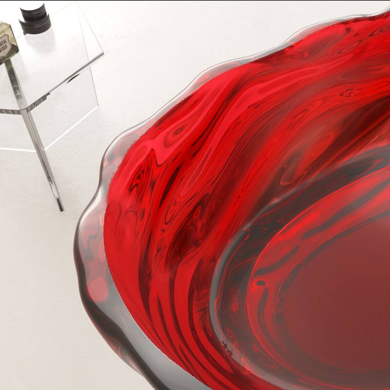Vanity Art 69" x 30" Stone Resin Oval Freestanding Bathtub, Soaking Tub with Pop Up Drain