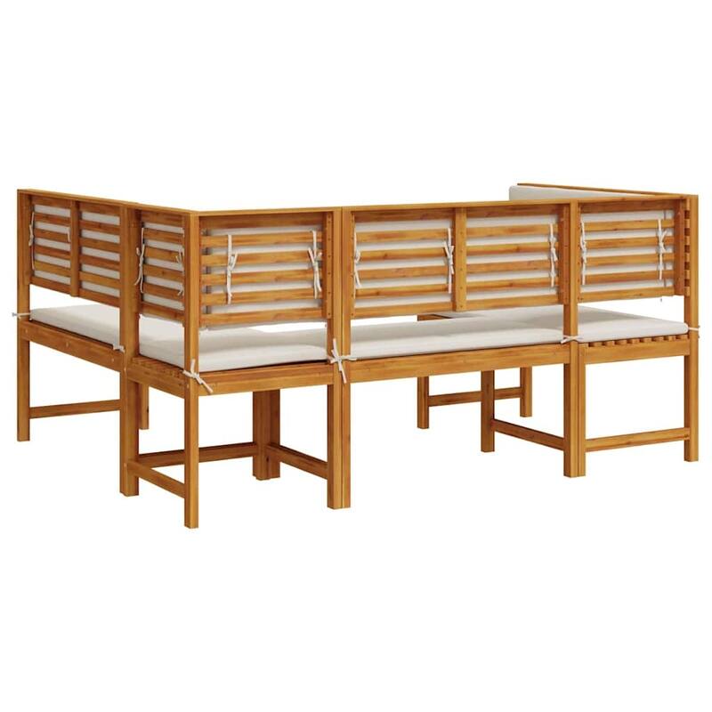 vidaXL Garden Bench Set Brown solid acacia wood - 20 x 35 x 30