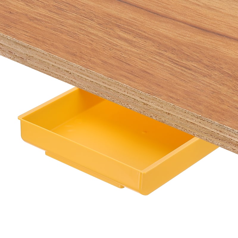 Self-Adhesive Under Desk Drawer for Standing Desk Office, Large - 10.04 x 7.87 x 1.65 inches