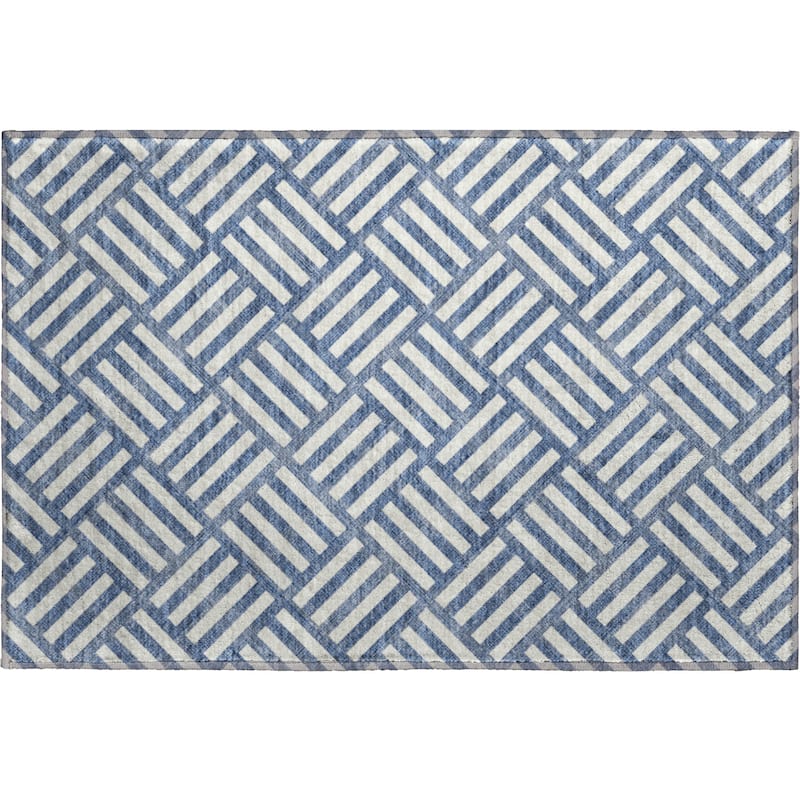 Premium Washable Super Soft Contemporary Mosaic Mayfield Rug