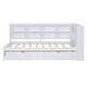 preview thumbnail 16 of 16, Wooden Twin Size DayBed with 2 Drawers, DayBed with Storage Shelf and USB Charging Ports,Grey