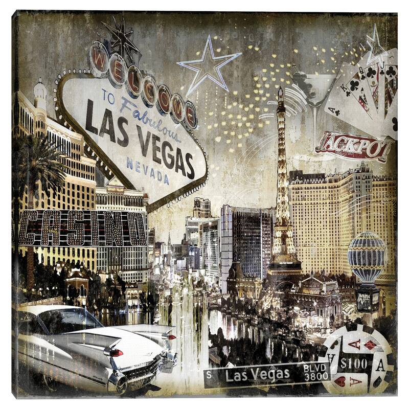 Las Vegas by Dylan Matthews Canvas Art Print