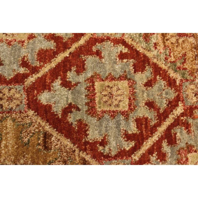 ECARPETGALLERY Hand-knotted Peshawar Ziegler Light Brown Wool Rug - 8'1 x 9'11