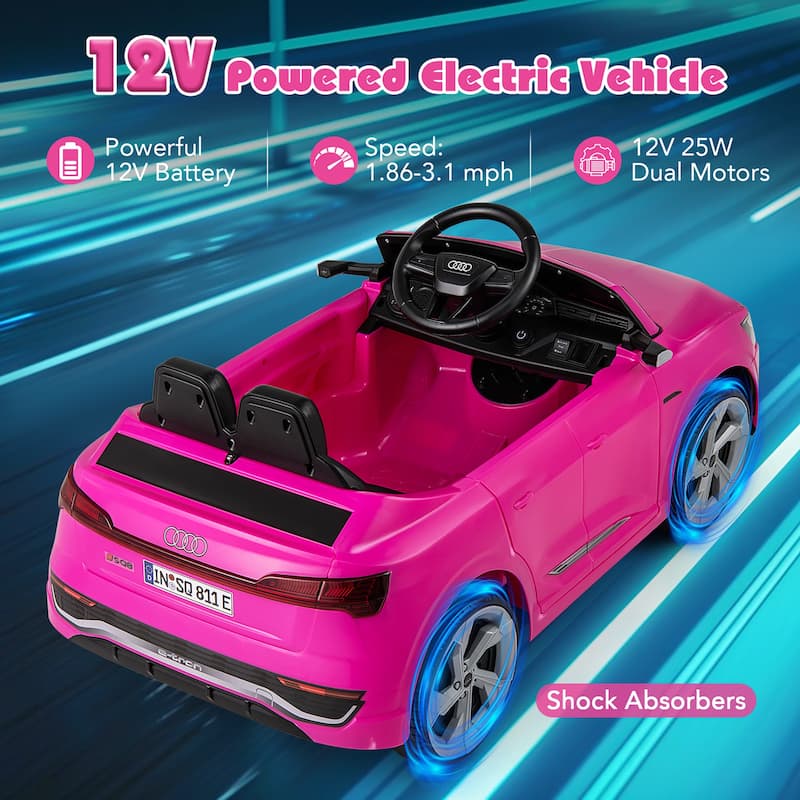 Gymax 12V Kids Ride On Car w/Remote Control 4 Wheels Suspension 3