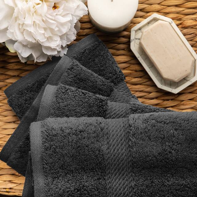 Marche Egyptian Cotton 4 Piece Hand Towel Set by Miranda Haus