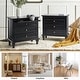 preview thumbnail 54 of 52, Muriel Farmhouse 3 Drawers End Table with Built-In Outlets by HULALA HOME