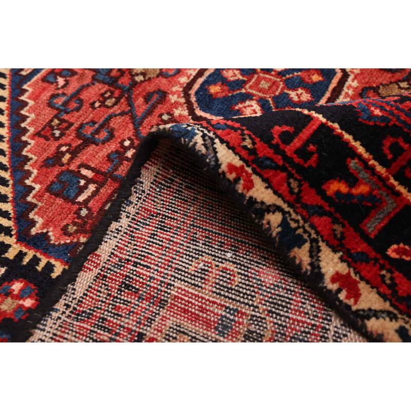 ECARPETGALLERY Hand-knotted Anatolian Vintage Dark Navy Wool Rug - 4'5 x 6'9