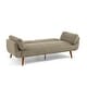 preview thumbnail 11 of 24, 73.5 Inch Futon Sofa Bed Convertible Upholstered Couch Sleeper