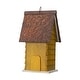 preview thumbnail 36 of 48, Glitzhome 12"H Retro Distressed Painted Solid Wood Cottage Birdhouse
